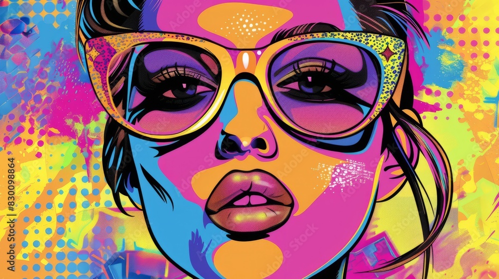 Visual Pop Art Extravaganza Vector Visual Pop Art Extravaganza Vector