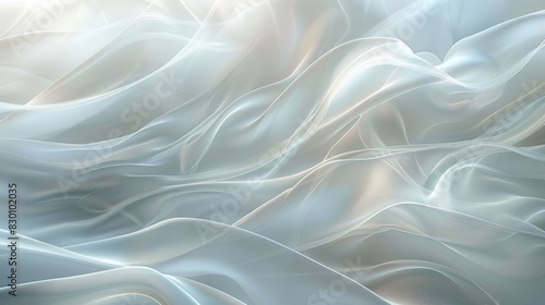 An abstract background with soft, flowing light creating a sense of movement and peace, no people