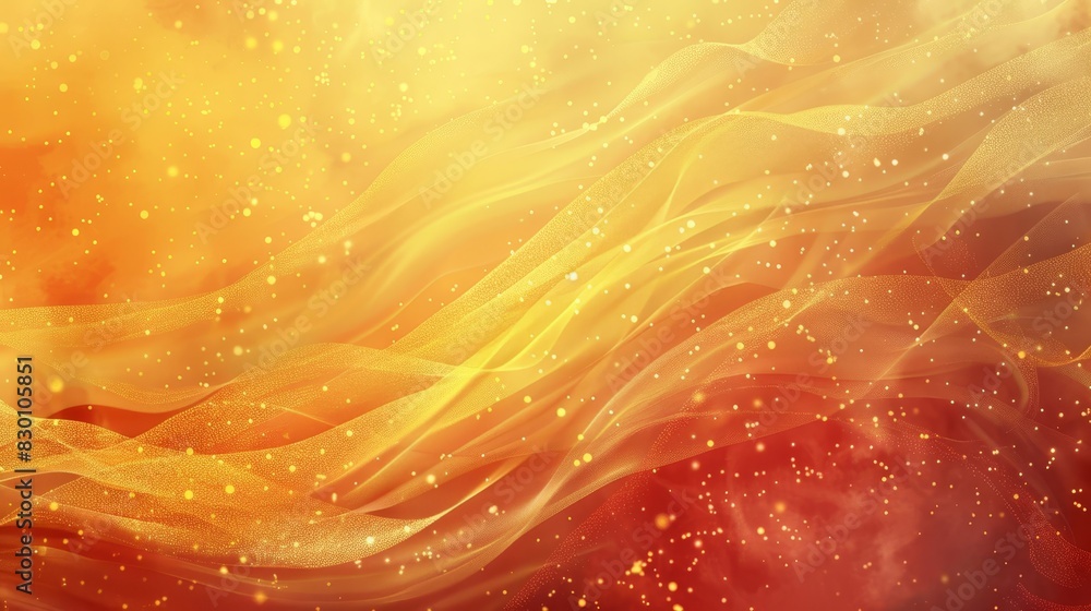 Soft glowing autumn background with flowing red and yellow tones background Soft glowing autumn background with flowing red and yellow tones background