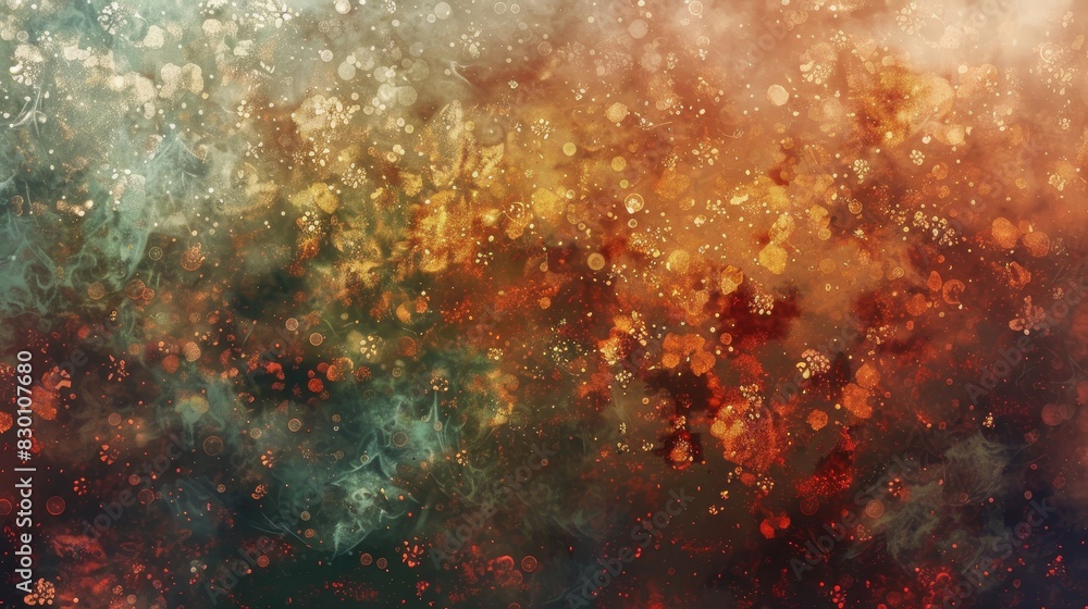 Ethereal wallpaper with autumn colors and translucent mist overlay background Ethereal wallpaper with autumn colors and translucent mist overlay background