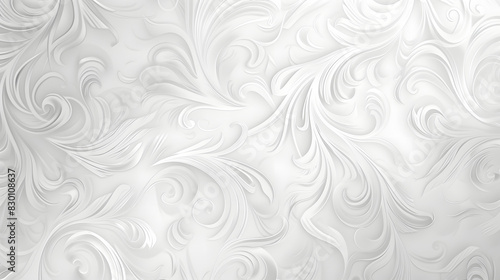 White background with beautiful abstract pattern