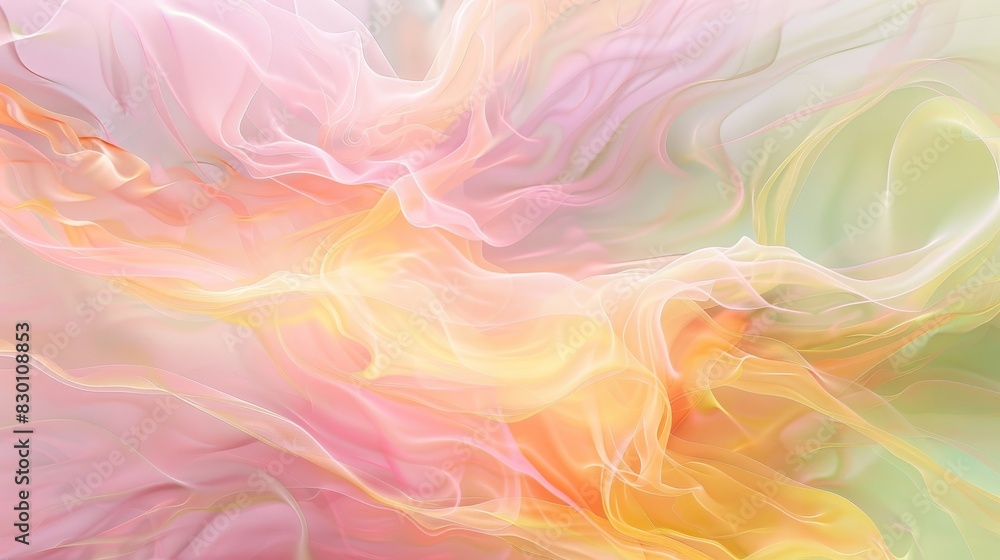 Obraz premium Abstract spring design with soft pink shimmering lights and mist background