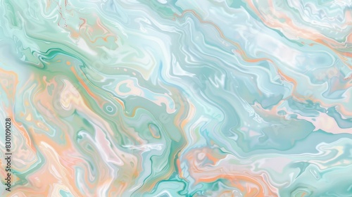 Elegant marbled patterns in spring shades with subtle light effects background