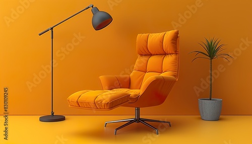 sofa chair withe wall UHD Wallpapar photo