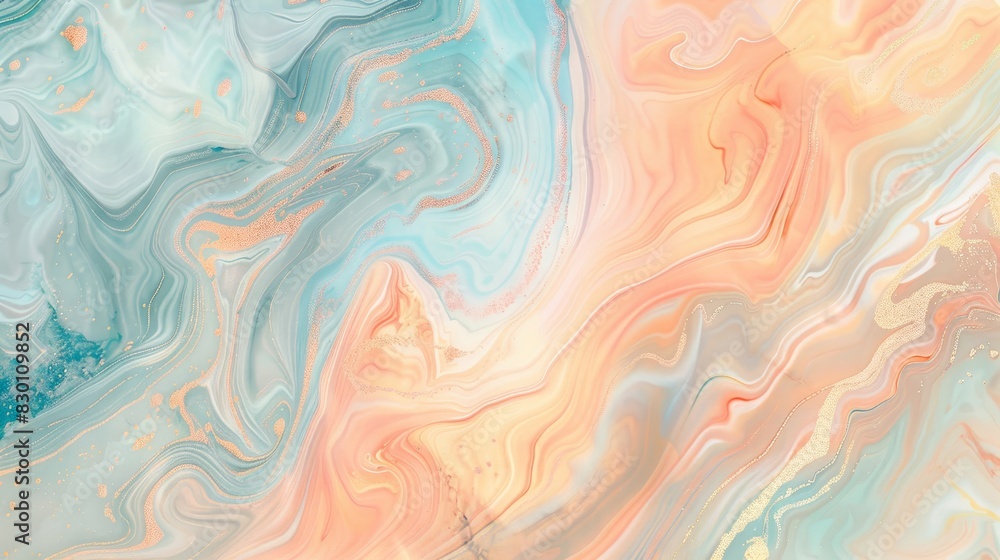 Marbled pastels in elegant wallpaper background Marbled pastels in elegant wallpaper background