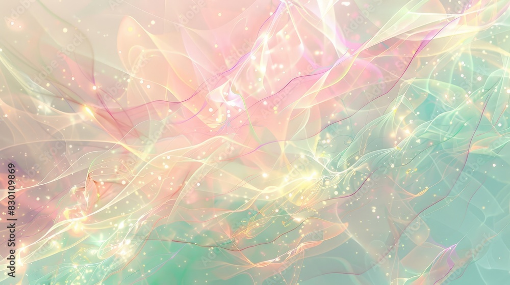 Serene spring abstract with overlapping gradients background Serene spring abstract with overlapping gradients background