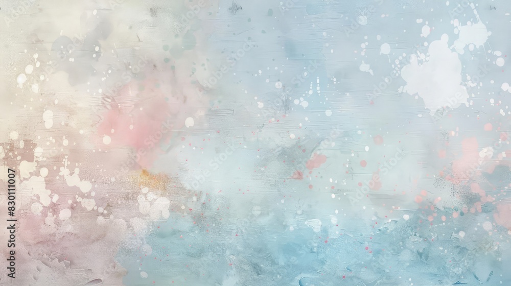Obraz premium Serene spring design with blue rose lemon blend and shimmering textures background