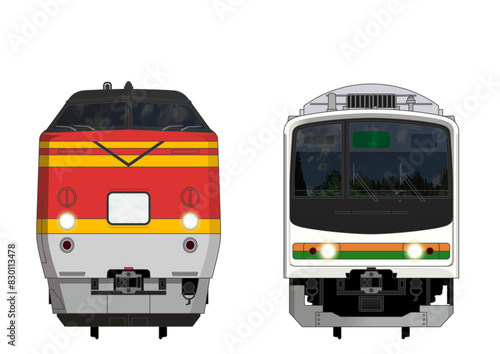 栃木の列車No.4_189系 / 205系600番台_Japanese Railroad Cars in "Tochigi"