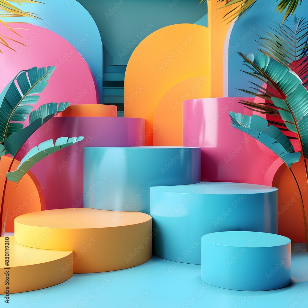 Geometric shapes combination Geometric shapes combination