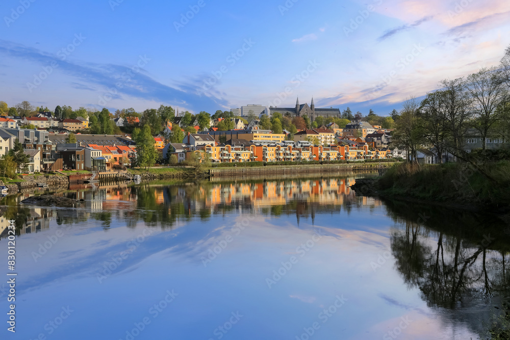 River Nidelva in Trondheim, Norway