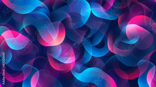 Vibrant abstract background featuring colorful bokeh lights in shades of pink, purple, and blue, creating a dreamy and festive atmosphere.