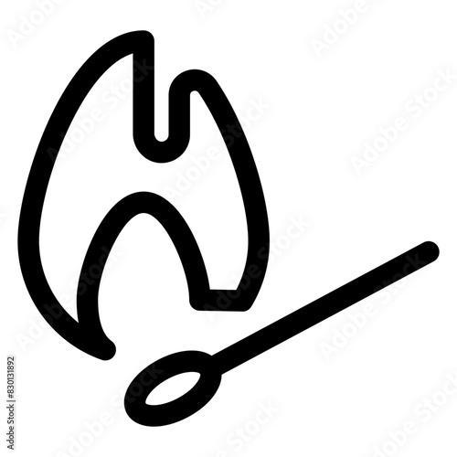 matches line icon vector illustration  isolated on white background