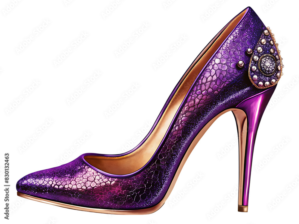 Obraz premium Fashionable high heel shoes