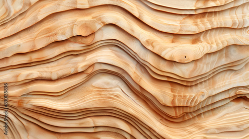 wave pattern on sycamore wood,Wooden texture with natural patterns as a background ,Explore the natural allure of a textured wooden cut surface