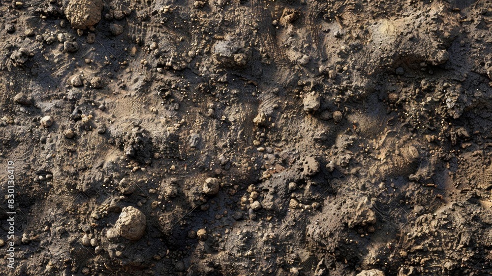 3D render of Muddy Soil 3d render texture Pbr style 3D render of Muddy Soil 3d render texture Pbr style