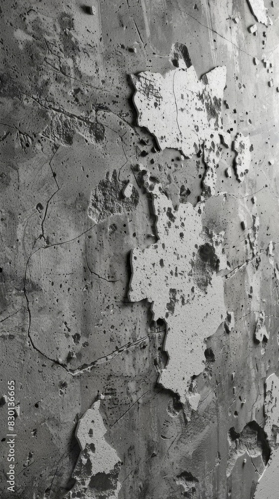 Obraz premium 3D render of Rough Concrete 3d render texture Pbr style