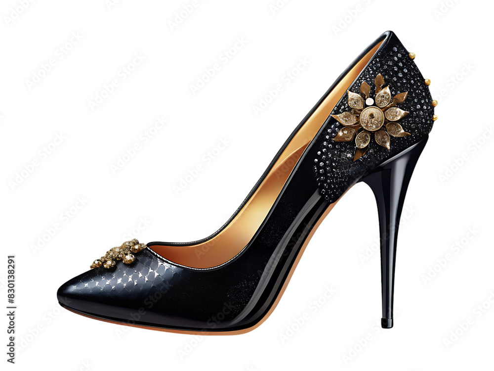 Obraz premium Fashionable high heel shoes