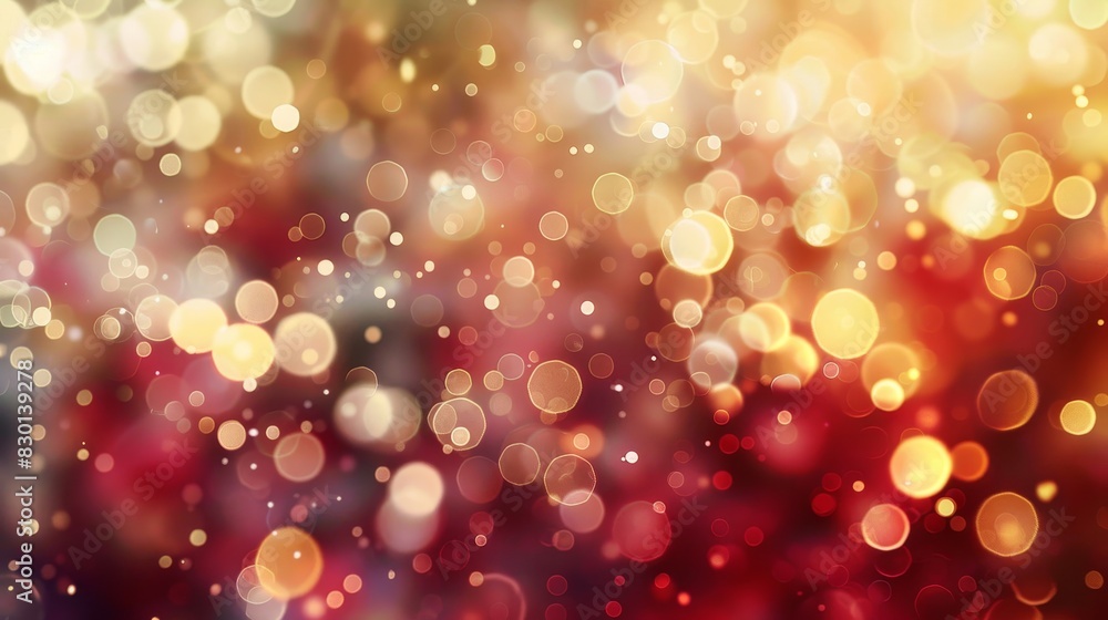 Obraz premium Christmas wallpaper with gold silver and red translucent layers wallpaper