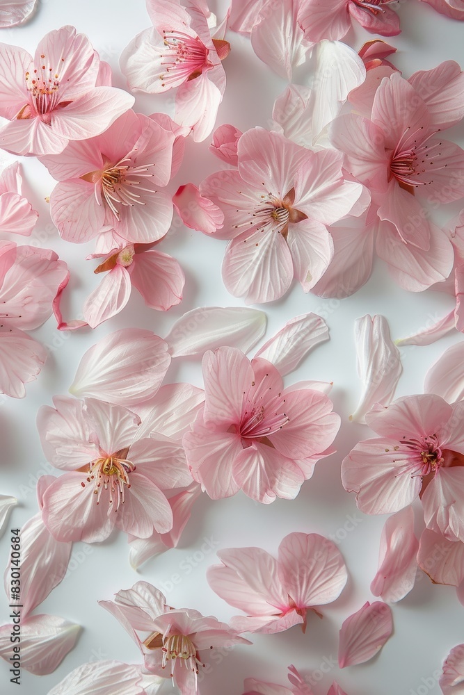 Delicate Pink Blossoms Background Delicate Pink Blossoms Background
