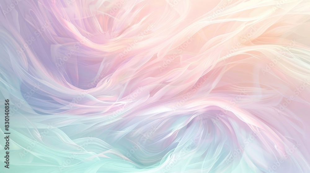 Mint lavender and peach pastels in captivating abstract spring elements wallpaper Mint lavender and peach pastels in captivating abstract spring elements wallpaper