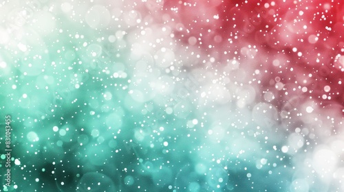 Vibrant abstract featuring peppermint green candy cane red and frosty white hues wallpaper