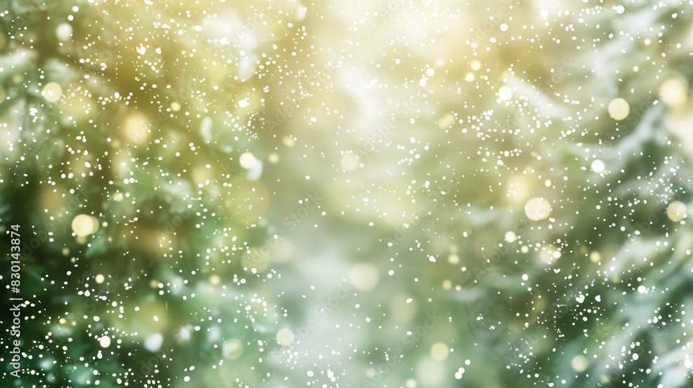 Snowy white mistletoe green and gold overlays wallpaper Snowy white mistletoe green and gold overlays wallpaper