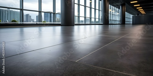 In-depth Analysis of Modern Office Flooring. Concept Office space design, Workplace trends, Flooring materials, Ergonomic benefits, Cost-effective solutions © Anastasiia