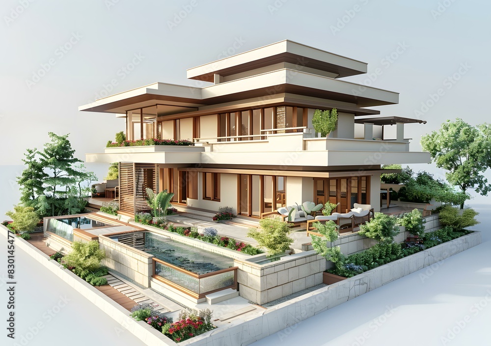 Fototapeta premium Modern House