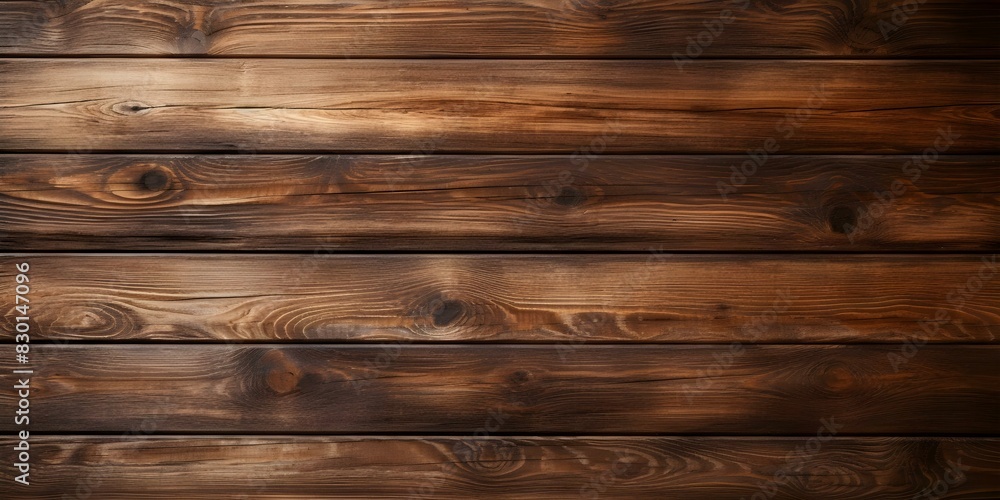 Naklejka premium Modern Backgrounds: Rustic D Dark Wood Texture with Wooden Facing. Concept Rustic Backgrounds, Modern Design, Dark Wood Texture, Wooden Facing, Interior Decor