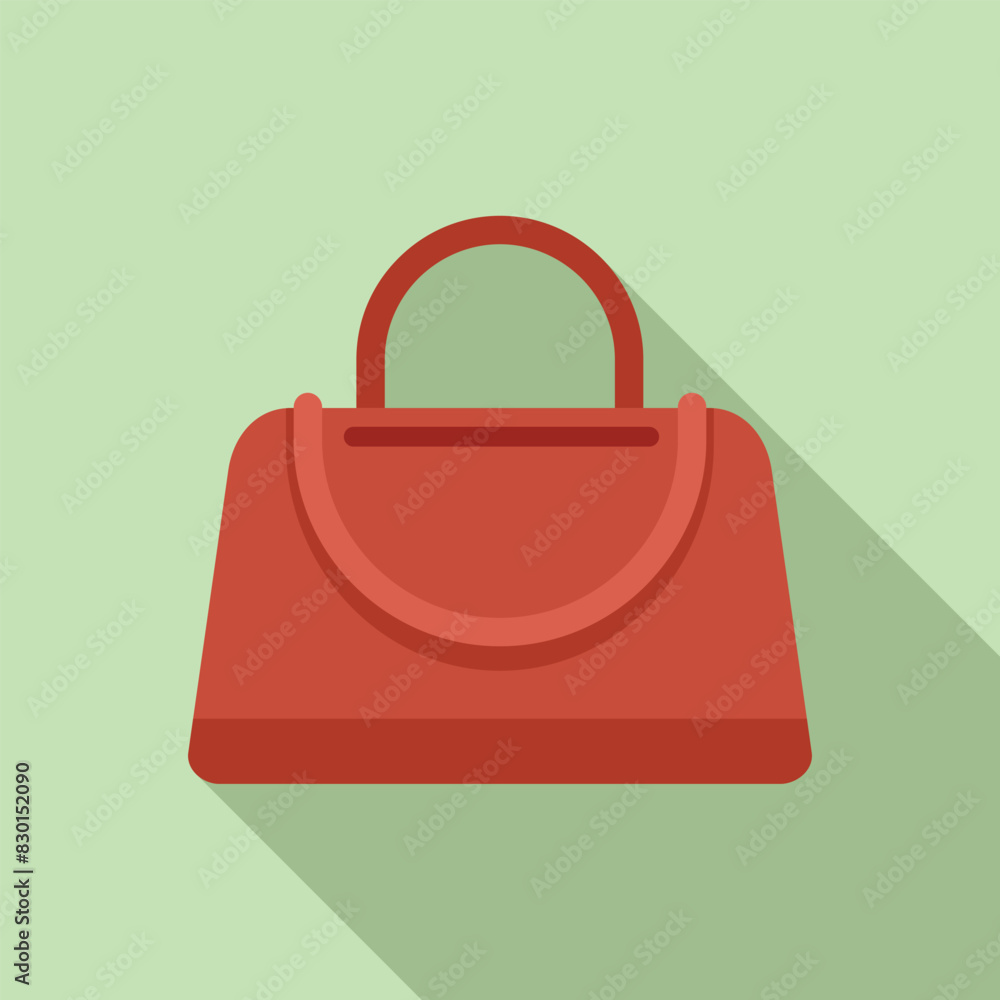 Stylish and elegant red handbag illustration with minimalist design and modern fashion concept Stylish and elegant red handbag illustration with minimalist design and modern fashion concept