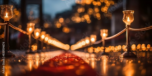 Attending a glamorous movie premiere on the red carpet. Concept Red Carpet Event, Glamorous Outfit, Celebrity Style, Paparazzi Moments, Hollywood Glam