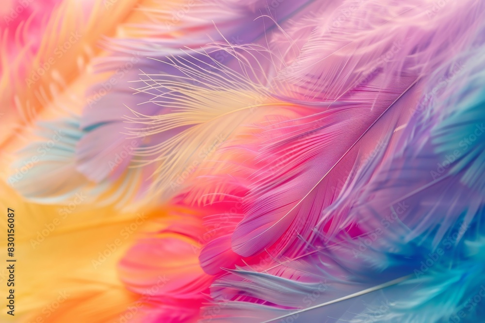 Vibrant feather texture backdrop Vibrant feather texture backdrop