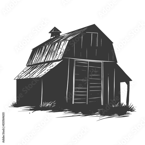 silhouette barn black color only