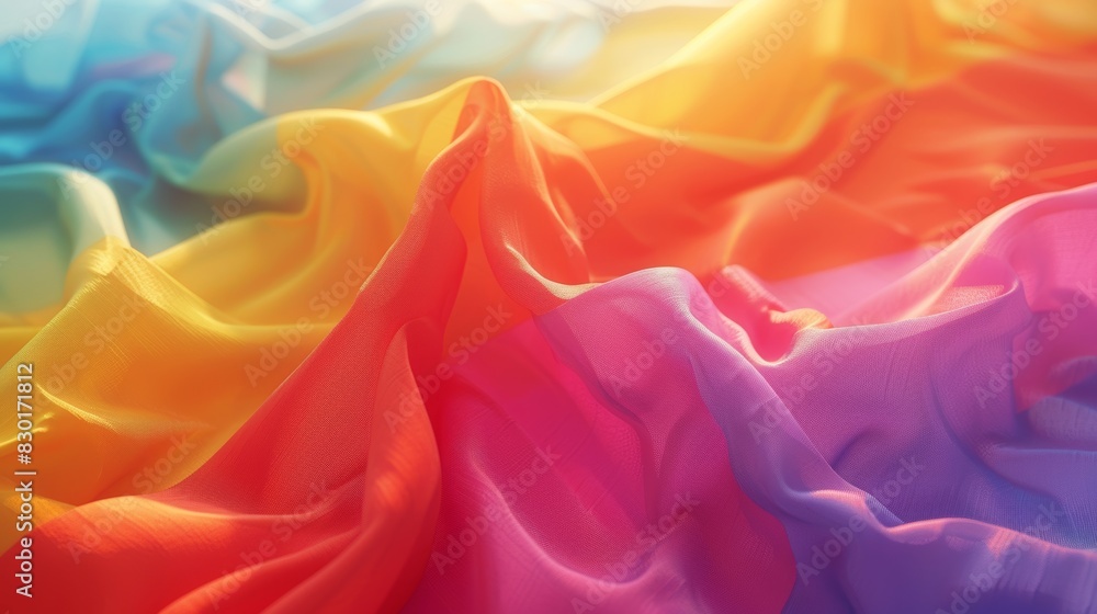 Obraz premium Pride Month Background, mix colour, background, ai generative