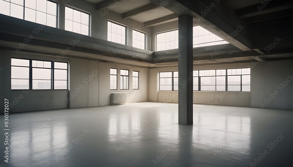 An empty loft livingroom penthouse NY,Madrid,London for Augmented reality mockup pattern frame An empty loft livingroom penthouse NY,Madrid,London for Augmented reality mockup pattern frame