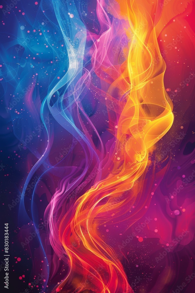 Vibrant Abstract Flames Vibrant Abstract Flames