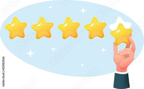 hand gives it a fifth star rating