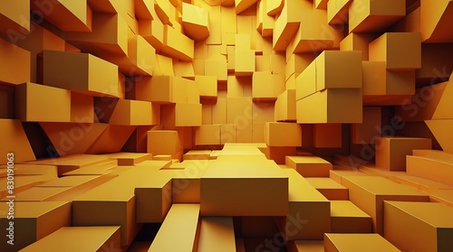 abstract background made of cubes