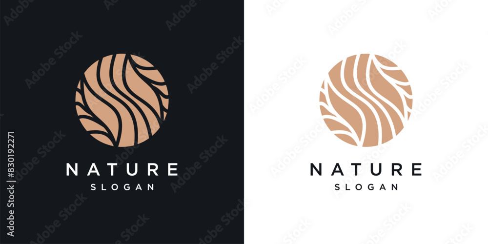 Ecology nature element icon vector logo design template Ecology nature element icon vector logo design template