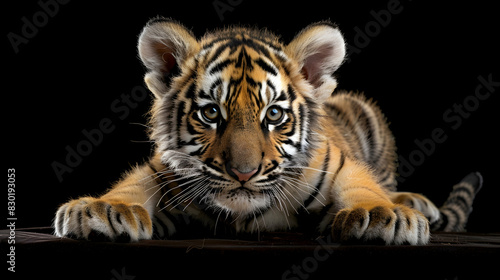 Bengal tiger cub national graphics design 