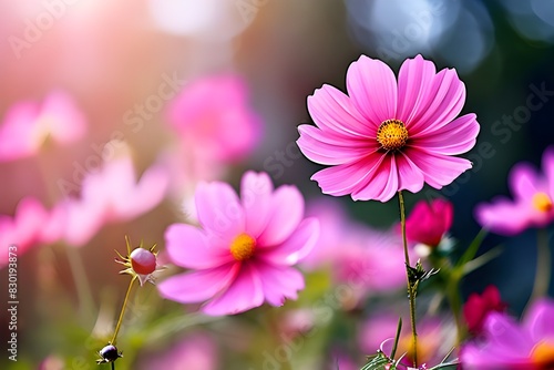 pink cosmos flower