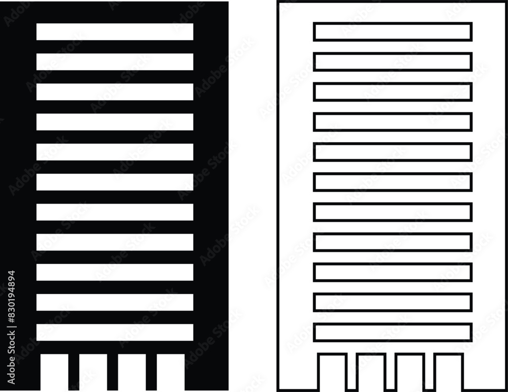 Building icon set containing house, office, bank, school, hotel, shop, university, city, real estate and hospital symbol. Solid flat and line black vector collection isolated on transparent background Building icon set containing house, office, bank, school, hotel, shop, university, city, real estate and hospital symbol. Solid flat and line black vector collection isolated on transparent background
