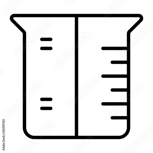 Measuring Vector Line Icon Design