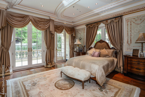 Luxurious Bedroom with Elegant Decor
