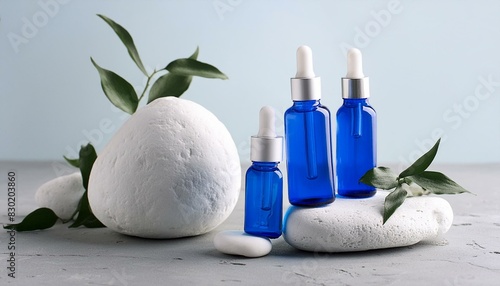 Skin care products mockup