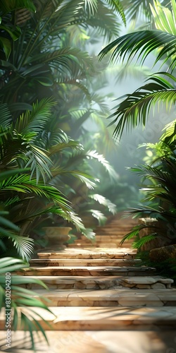 Stairway to the jungle