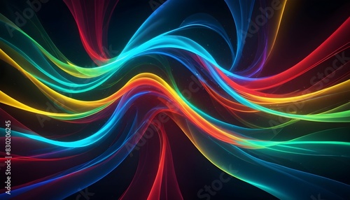 Abstract coloured lights background pattern