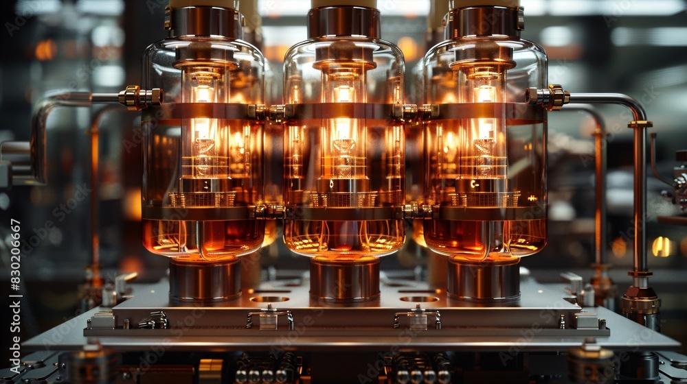 advanced artificial intelligence - visualization of a quantum computer advanced artificial intelligence - visualization of a quantum computer