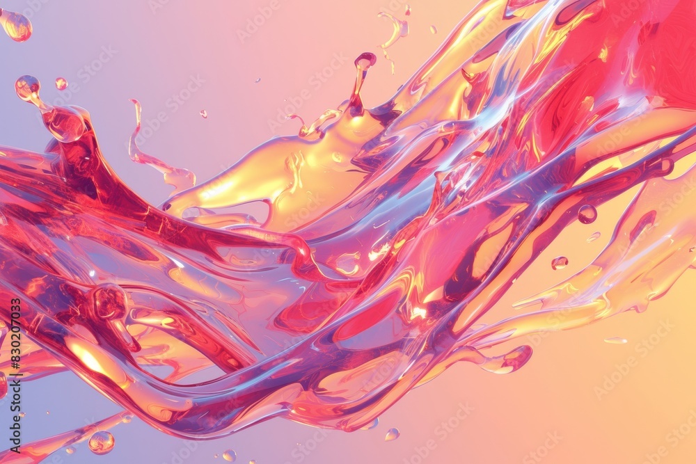 Fluid artistic shapes for digital art Fluid artistic shapes for digital art
