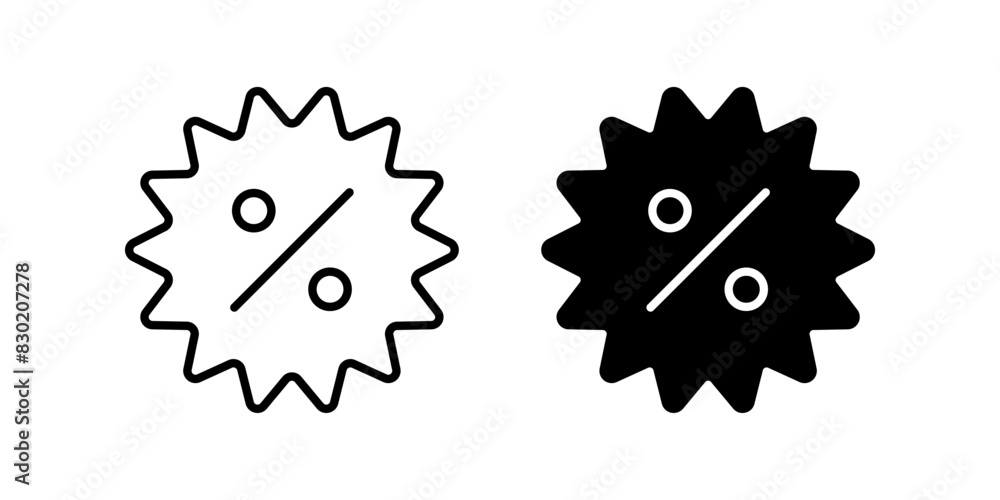 Discount icon set. for mobile concept and web design. vector illustration Discount icon set. for mobile concept and web design. vector illustration